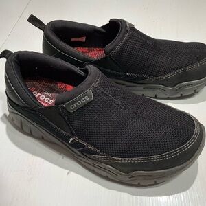 CROCS Men's Black Slip-On Loafers